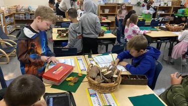 McMillan - Raelene's Classroom Students working within the classroom