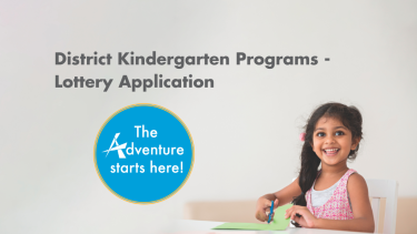 District Kindergarten Programs Lottery